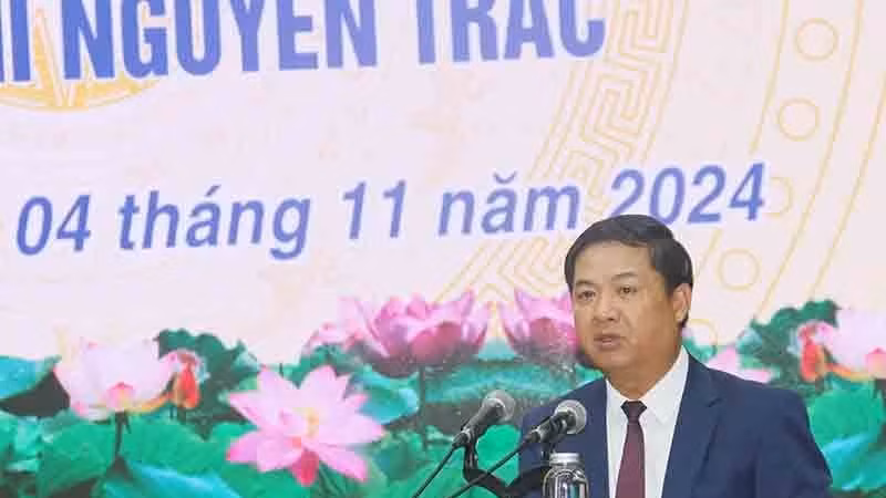 Bí thư Tỉnh ủy Lương Nguyễn Minh Triết chia sẻ, Hội thảo là dịp để cán bộ, đảng viên và nhân dân trong tỉnh học tập, noi theo tấm gương đồng chí Nguyễn Trác-người con ưu tú của quê hương Quảng Nam-Đà Nẵng.