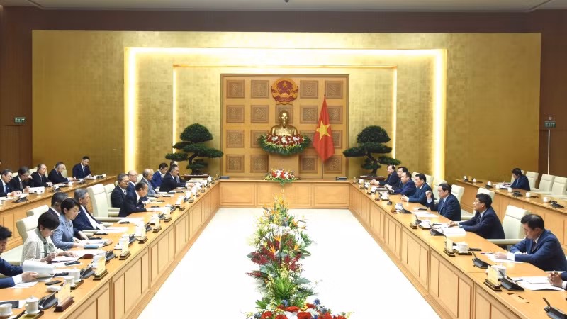 Quang cảnh buổi tiếp.