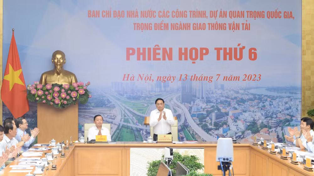 Thủ tướng Phạm Minh Chính chủ trì Phiên họp thứ 6 Ban Chỉ đạo Nhà nước các công trình, dự án quan trọng quốc gia, trọng điểm ngành giao thông vận tải.