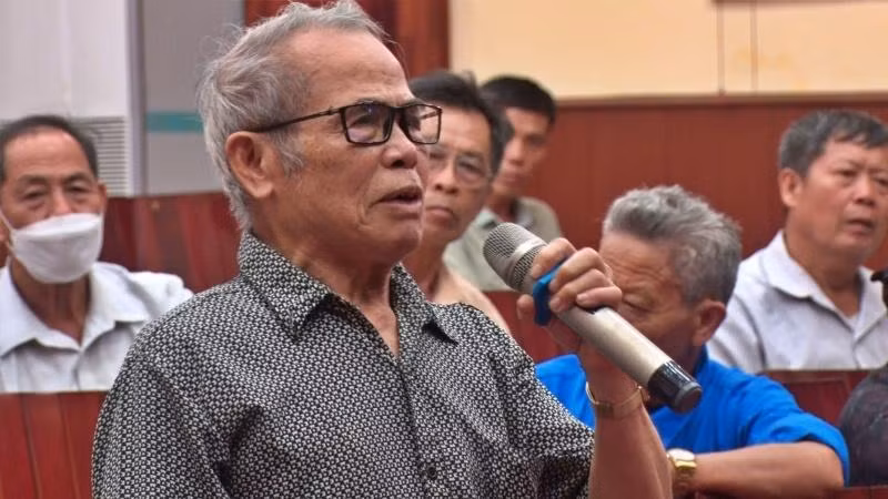 Hội nghị đối thoại giữa người đứng đầu cấp ủy, chính quyền và nhân dân xã Khả Phong.