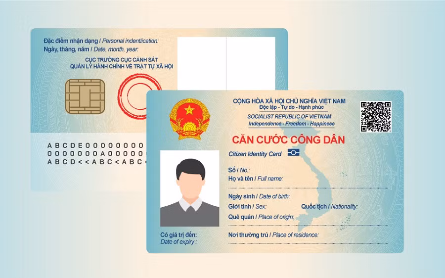 Căn cước công dân gắn chip. (Ảnh minh họa)