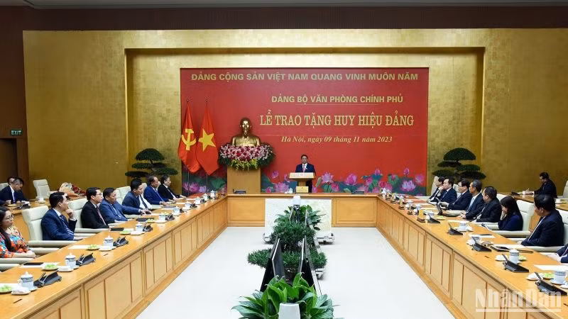 Quang cảnh buổi lễ.