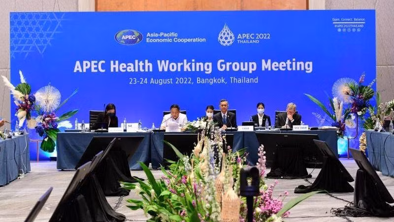 Hội nghị Các quan chức cấp cao APEC về nhóm làm việc y tế. (Ảnh: Bộ Y tế Thái Lan)