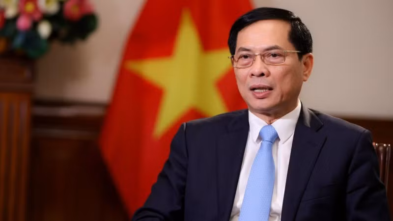 Bộ trưởng Ngoại giao Bùi Thanh Sơn.