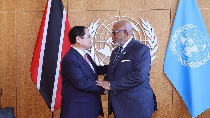 Thủ tướng Chính phủ Phạm Minh Chính gặp Chủ tịch Đại hội đồng Liên hợp quốc khóa 78. Thủ tướng Chính phủ Phạm Minh Chính gặp Chủ tịch Đại hội đồng Liên hợp quốc khóa 78.