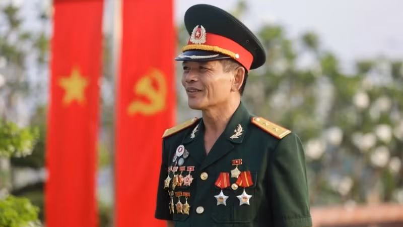 Ông Nguyễn Đức Thọ, nguyên chiến sĩ Tiểu đoàn Z.23, Lữ đoàn 316.