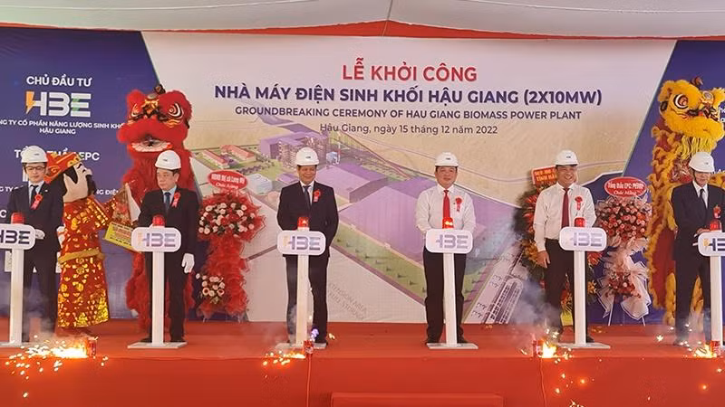 Nghi thức khởi công Nhà máy.