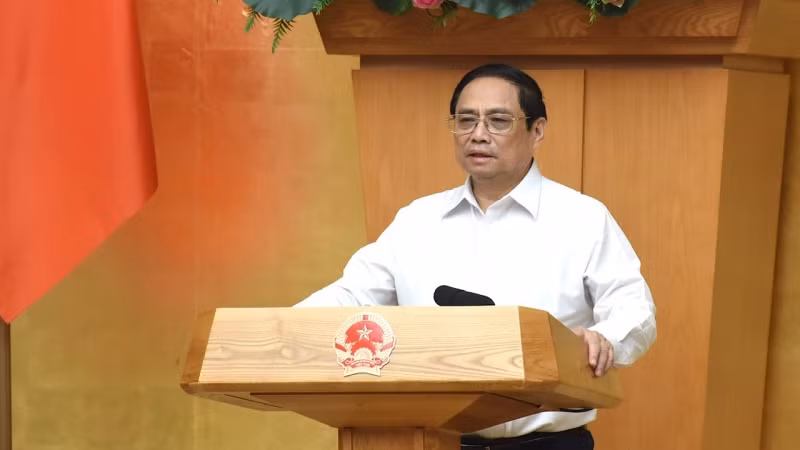 Thủ tướng Phạm Minh Chính phát biểu chỉ đạo tại Hội nghị.