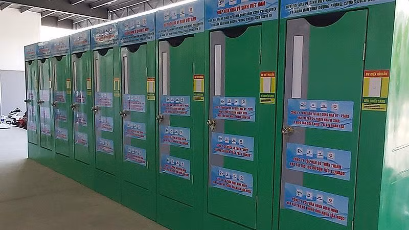 Nhà vệ sinh tiêu chuẩn do Hiệp hội Nhà vệ sinh Việt Nam thiết kế, lắp đặt.