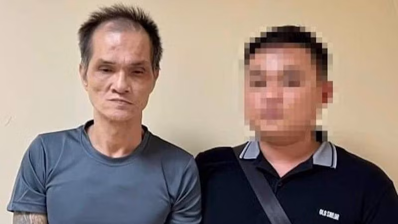 Đối tượng Vũ Văn Thắng bị Công an Quảng Ninh bắt giữ.