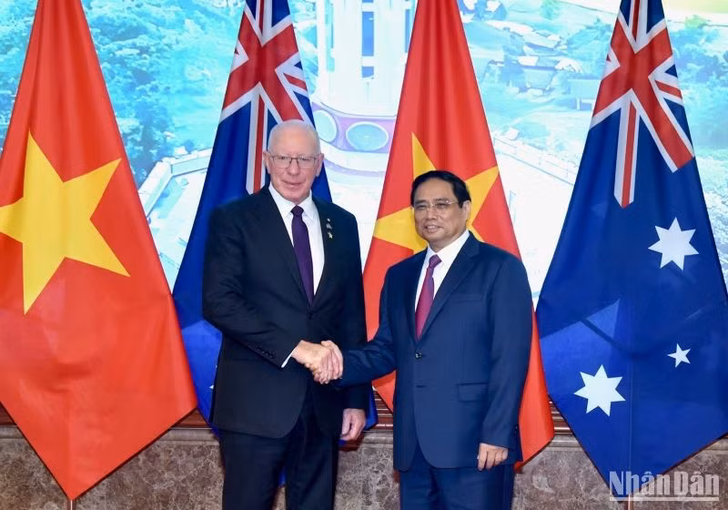 Thủ tướng Phạm Minh Chính và Toàn quyền Australia David.
