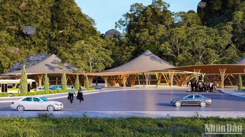 Phối cảnh trạm dừng nghỉ Mộc An.