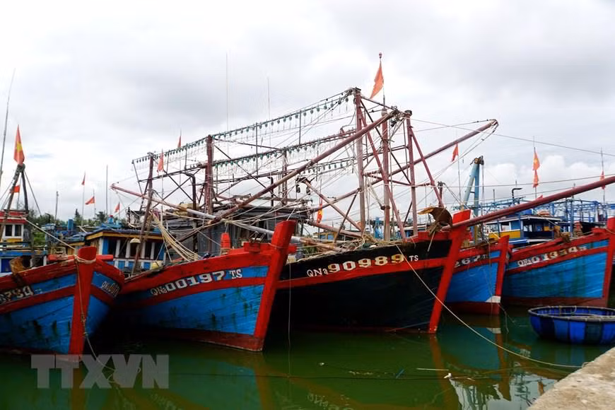 [Ảnh] Người dân tại miền trung hối hả phòng, chống bão Noru ảnh 10