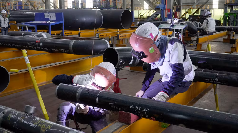 Trung tâm Đào tạo Doosan Vina đào tạo 4 ngành nghề chính gồm hàn SMAW, FCAW, GTAW và gia công lắp dựng kết cấu thép. 