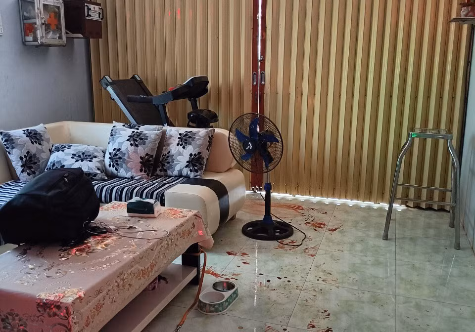 Hiện trường vụ việc. 