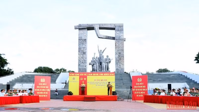 Quang cảnh buổi lễ.