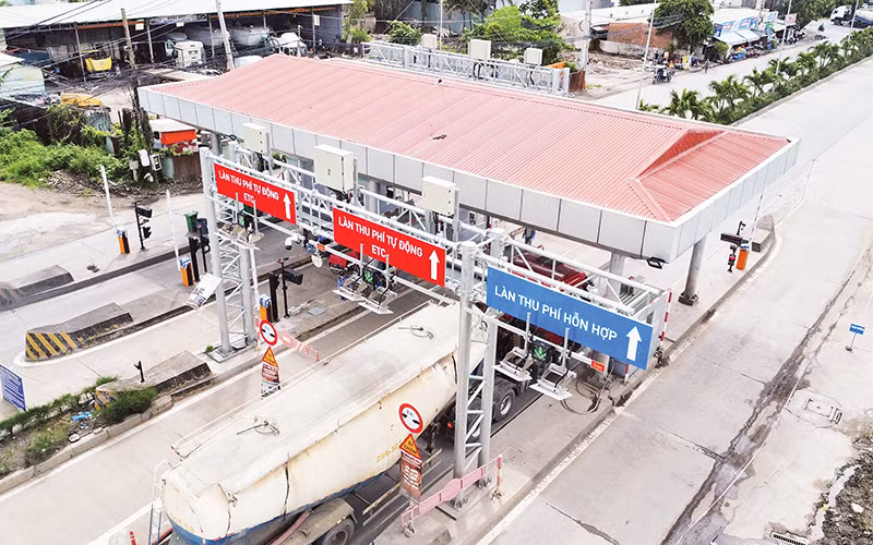 Trạm BOT Phú Hữu dự kiến thu phí trong quý III/2024, chiều dài tuyến đường thu phí là 2,6 km.
