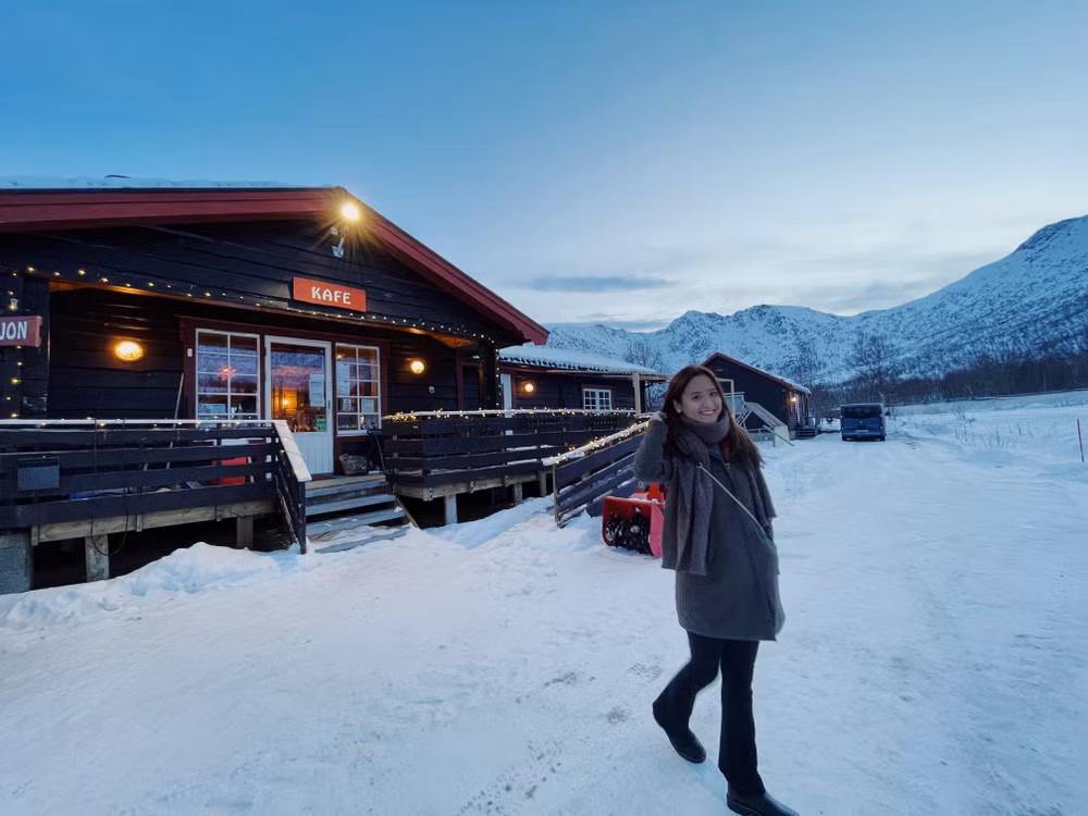 Tác giả, tại Bắc Cực.