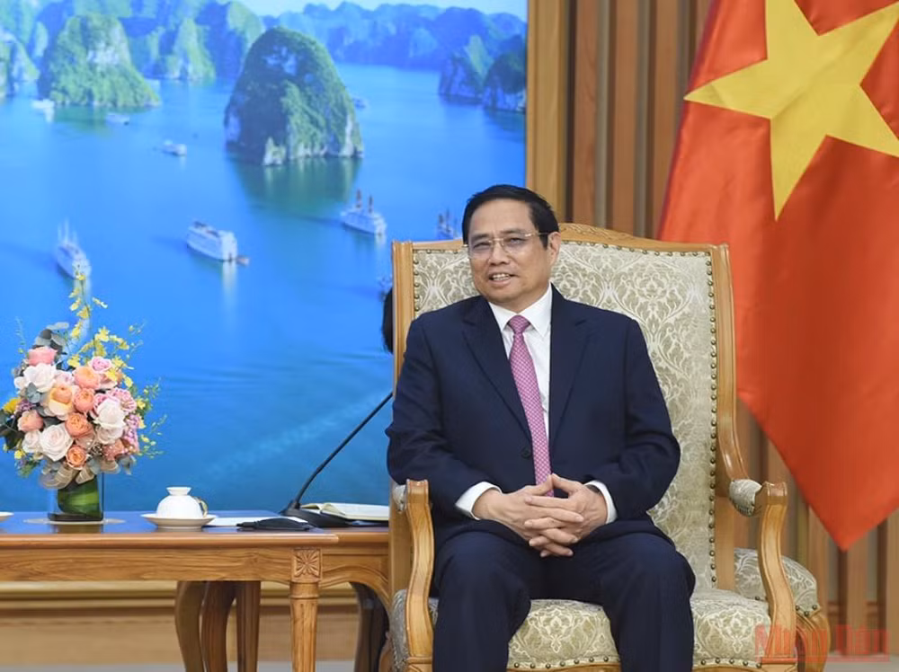 Thủ tướng Phạm Minh Chính tiếp Bộ trưởng Ngoại giao Nga Sergey Lavrov -0