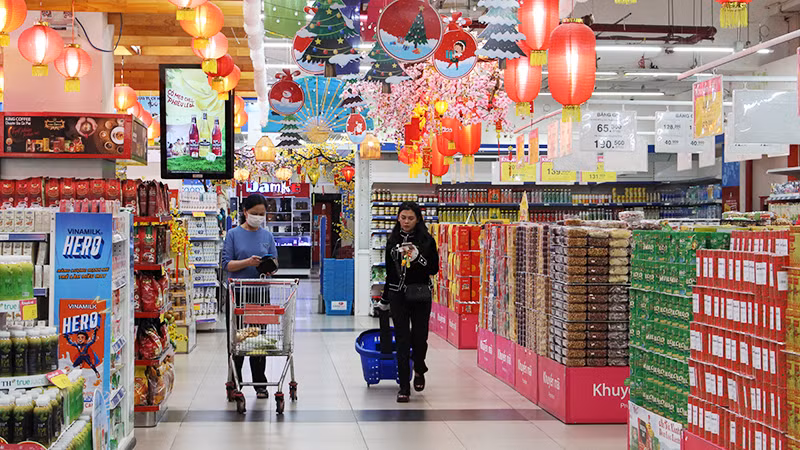 Nguồn hàng cung ứng Tết tại các siêu thị dự kiến tăng hơn so với năm ngoái