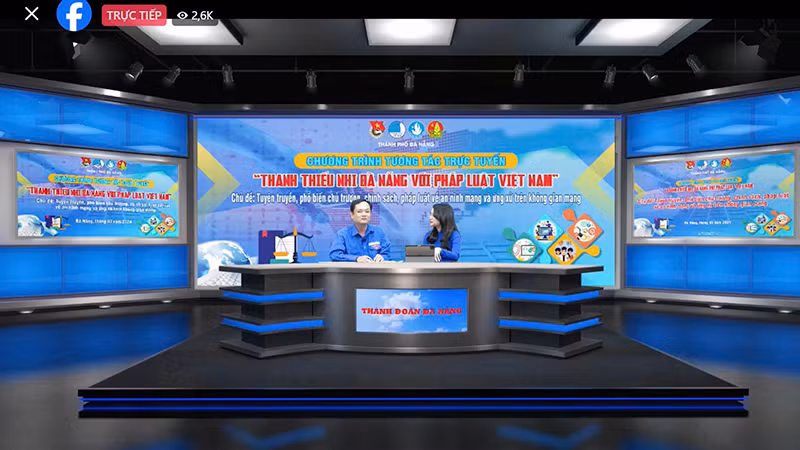 Chương trình tương tác trực tuyến đầu tiên thu hút đông đảo lượt người dùng tương tác.