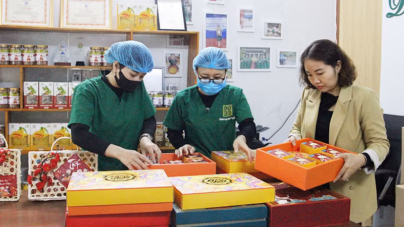 Những mẫu quà Tết của Đô 37 đã có đơn đặt hàng.