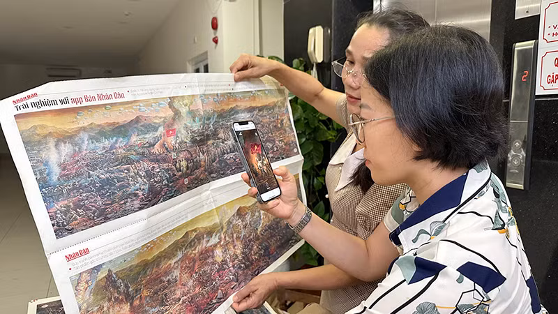 Tranh panorama “Chiến dịch Điện Biên Phủ” đã có mặt tại Đà Nẵng.