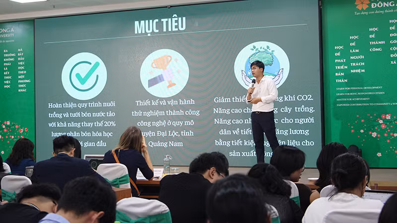 Dự án Phân sinh học thuyết trình ý tưởng.