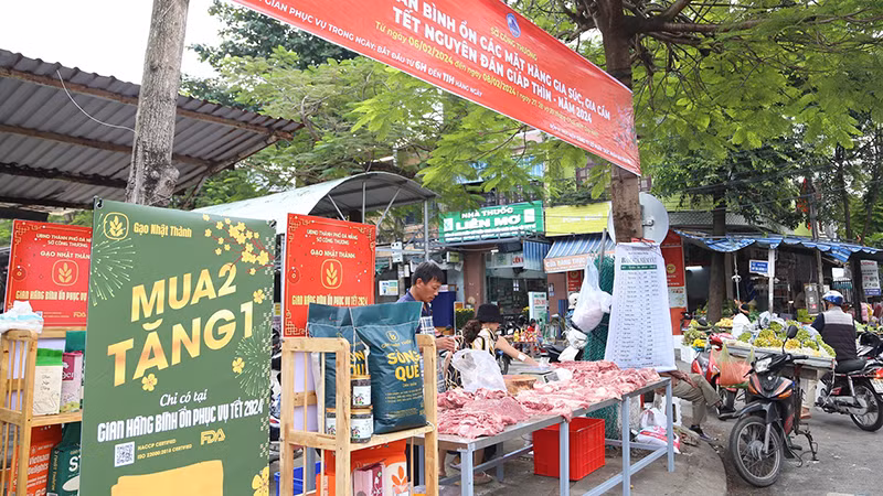 Một điểm bán hàng bình ổn giá.