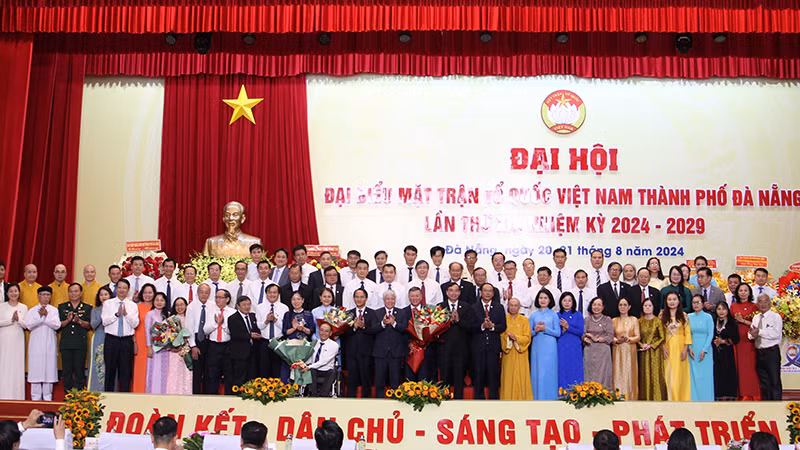 Ra mắt Ban Chấp hành Ủy ban Mặt trận Tổ quốc Việt Nam thành phố Đà Nẵng khóa XII, nhiệm kỳ 2024-2029.