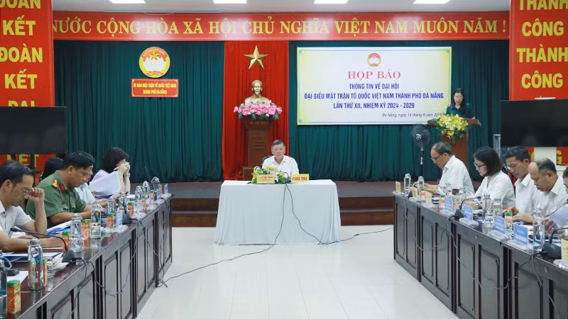 Ủy ban Mặt trận Tổ quốc Việt Nam thành phố Đà Nẵng thông tin về Đại hội đại biểu lần thứ XII.