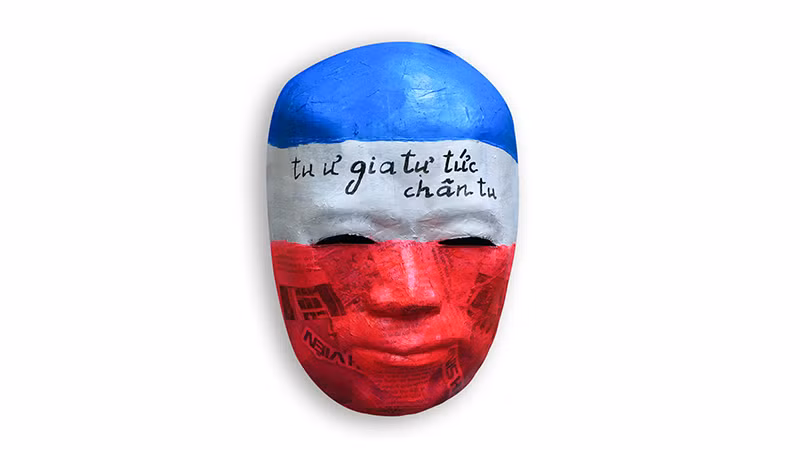 Tác phẩm của họa sĩ Lê Thiết Cương.