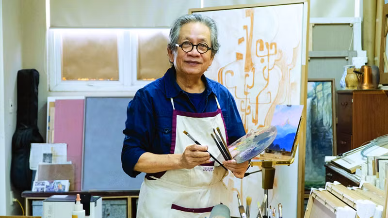 Họa sĩ Trịnh Lữ. 