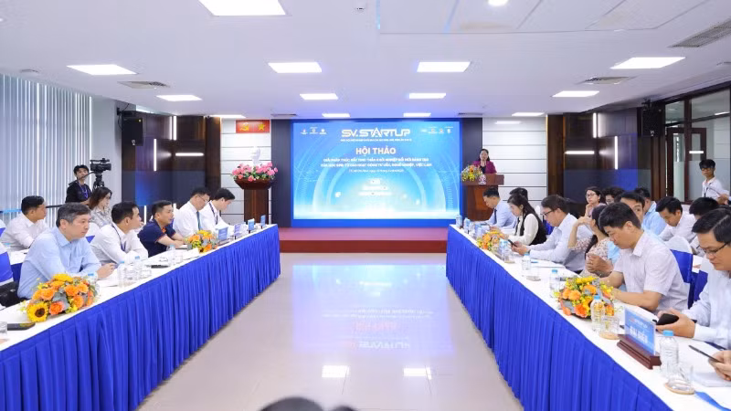 Quang cảnh hội thảo (Ảnh: Trung tâm Truyền thông và sự kiện, Bộ giáo dục và Đào tạo)