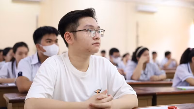 Các thí sinh tham gia Kỳ thi Đánh giá năng lực đợt 1 năm 2025