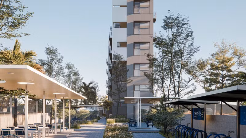 Phối cảnh Ký túc xá Trường đại học Luật Thành phố Hồ Chí Minh.