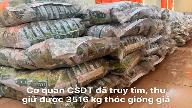 Số hàng giả được cơ quan chức năng thu giữ. (Ảnh Công an Lai Châu)