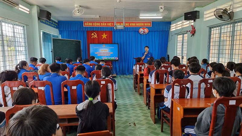 Tổ chức các lớp tập huấn cho đoàn viên, thanh niên với nhiều nội dung ý nghĩa và thiết thực.