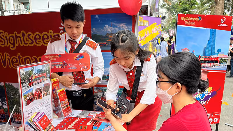 Nhiều chương trình tour hấp dẫn được giới thiệu tại Ngày hội Du lịch Thành phố Hồ Chí Minh.