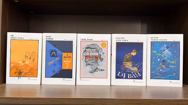Bộ sách của các tác giả trẻ.
