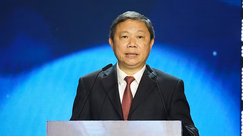 Phó Chủ tịch Ủy ban nhân dân Thành phố Hồ Chí Minh Dương Anh Đức phát biểu khai mạc.