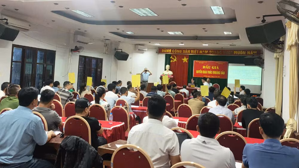 Đấu giá quyền khai thác khoáng sản tại Hà Giang.