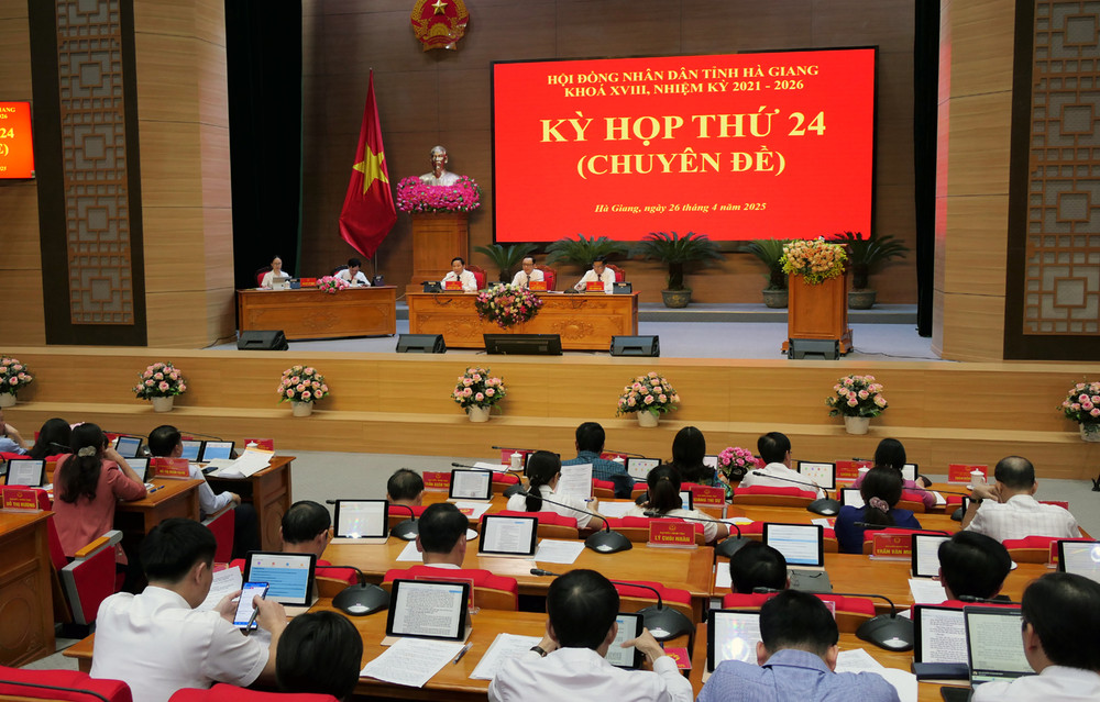 Hội đồng nhân dân tỉnh Hà Giang tổ chức kỳ họp thứ 24 (chuyên đề).