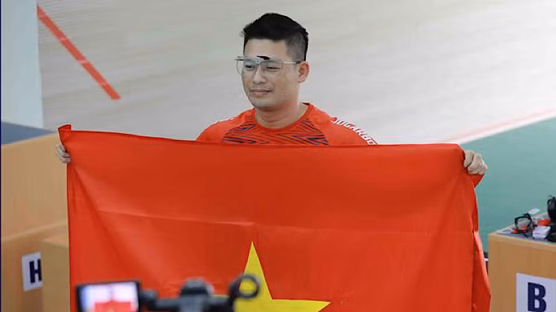 Vận động viên Hà Minh Thanh. (Ảnh tư liệu: TTXVN)