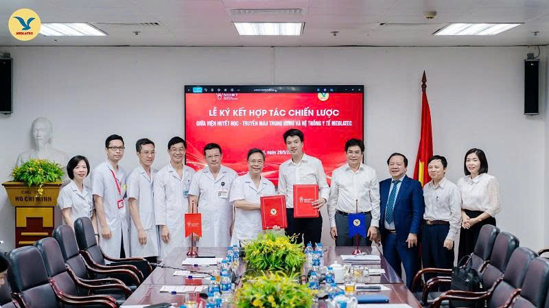 Lễ ký kết hợp tác chiến lược giữa Viện Huyết học-Truyền máu Trung ương và Hệ thống Y tế MEDLATEC mang đến nhiều lợi ích cho người bệnh.