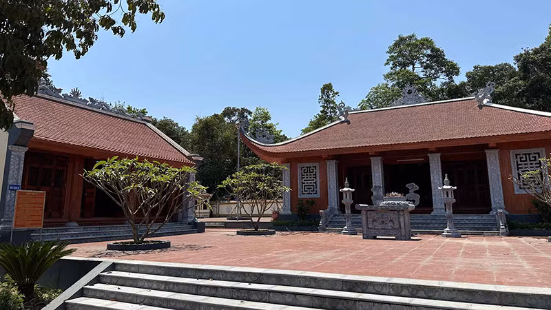 Đền thờ anh hùng liệt sĩ tại hồ Kẻ Gỗ dự kiến khánh thành tổng thể vào ngày 28/4.