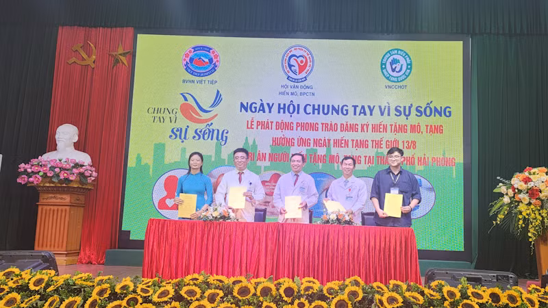 Những người đăng ký hiến mô tạng sáng 11/8/2023/