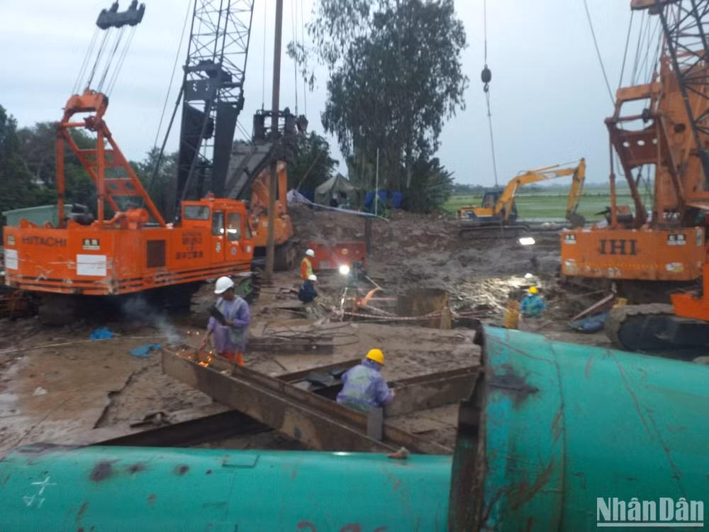 Hiện trường tìm kiếm bé Hạo Nam ngày thứ 11. (Ảnh: CTV)