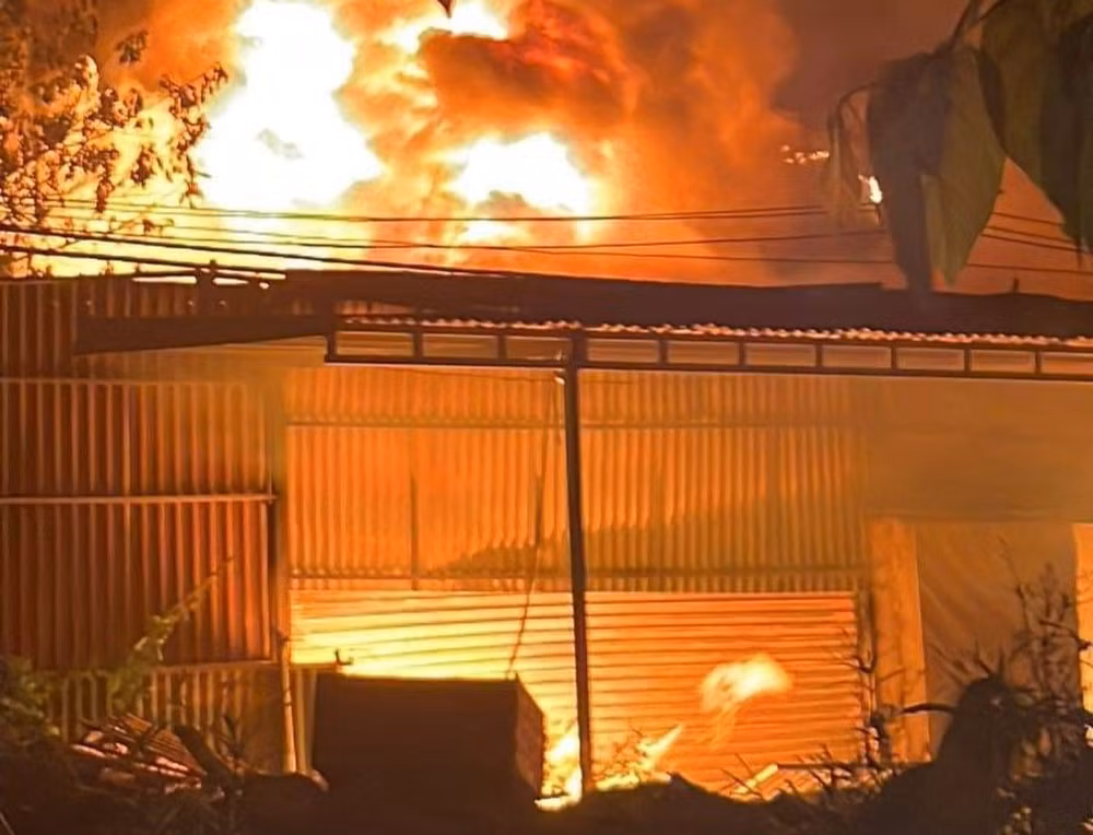 Hiện trường vụ việc.