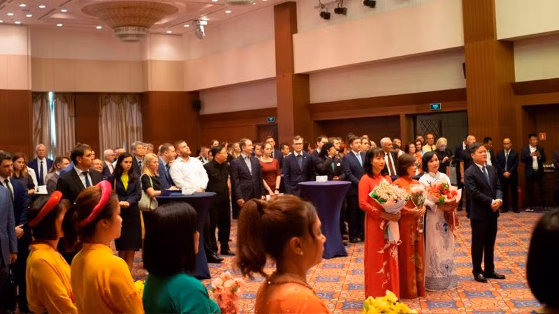 Đại diện chính quyền sở tại và bạn bè quốc tế tham dự lễ kỷ niệm 78 năm Quốc khánh Việt Nam tại thành phố Vladivostok.